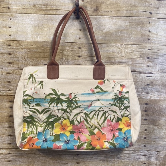 La Cabaña canvas beach tote - Picture 6 of 12
